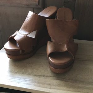 Brown Calvin Klein Wedges